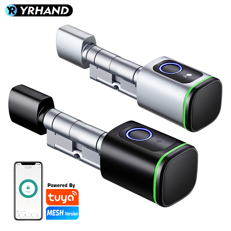 Smart Garden Lock - ยูโร ทูยา สมาร์ทล็อคอิเล็กทรอนิกส์แบบสแกนลายนิ้วมือพร้อมกระบอกกุญแจ ยูโร ทูยา สมาร์ทล็อค