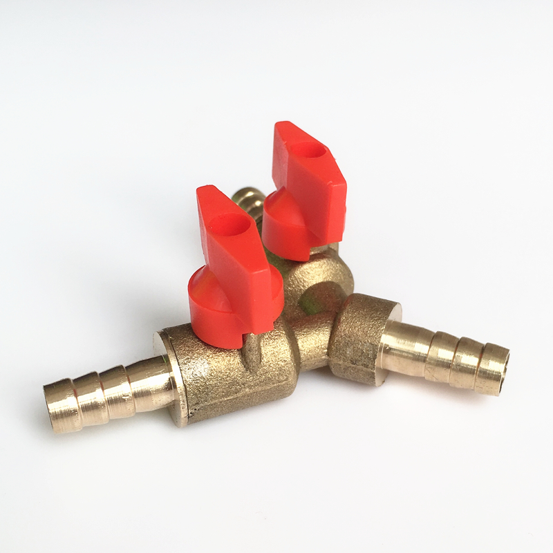 Smart Garden Hose Valve - วาล์วบอลทองเหลืองขนาดเล็ก 1 ชิ้น 8 มม. 10