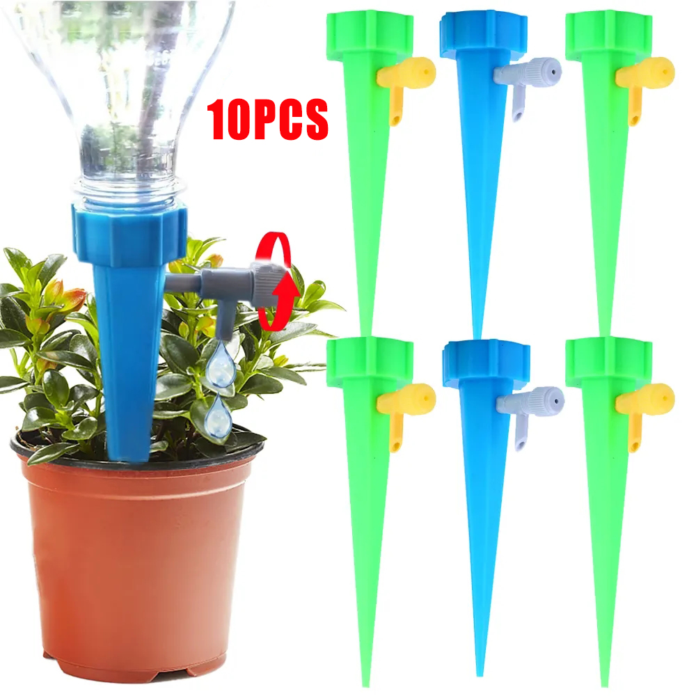 Smart Garden Herb - ชุดรดน้ำอัตโนมัติ 10/1 ชิ้น อุปกรณ์รดน้ำแบบปรับได้ ระบบน้ำหยดสำหรับดอกไม้ พืชสวน