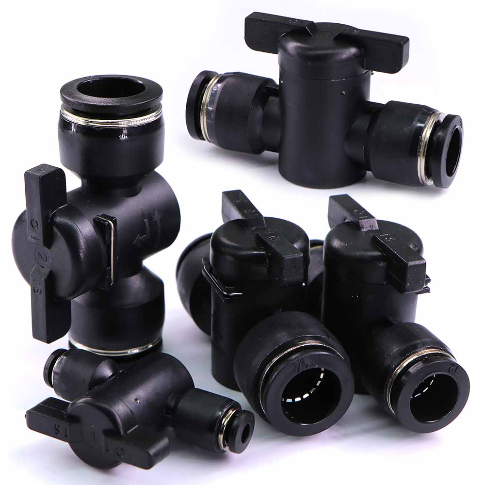 Smart Garden Hose Valve - 4-16 มม.วาล์วอะแดปเตอร์ท่อล็อค Quick INSERT Release Connector