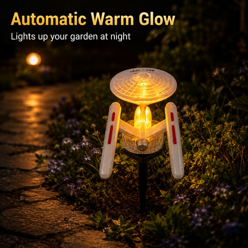 ไฟประดับสวนรูปยานอวกาศ Star Tr - Smart Garden Light Camera บทวิจารณ์และราคา