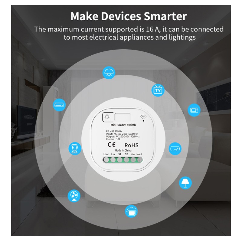 ABGR-สวิตช์ไฟรีโมทคอนโทรลไร้สา - Smart Garden Rooms บทวิจารณ์และราคา