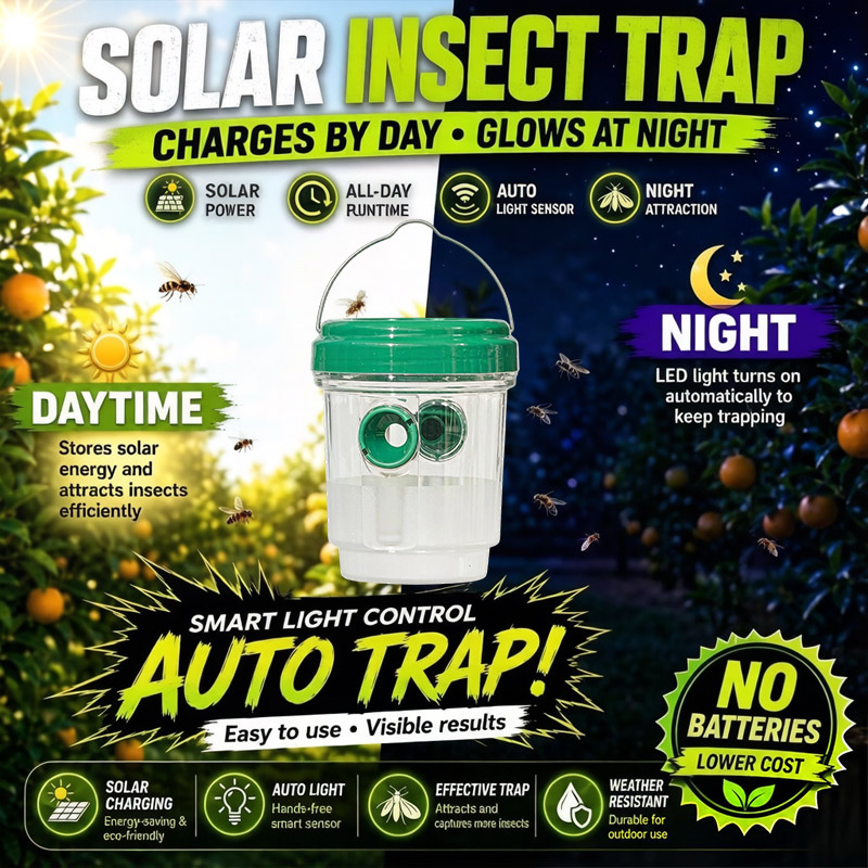 กับดักแมลงวันผลไม้พลังงานแสงอา - Smart Garden Light Camera บทวิจารณ์และราคา