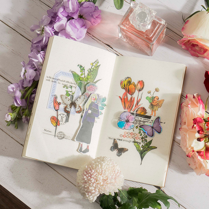 30ชิ้นสติ้กเกอร์เครื่องเขียนน่ - Garden Journal Planner บทวิจารณ์และราคา