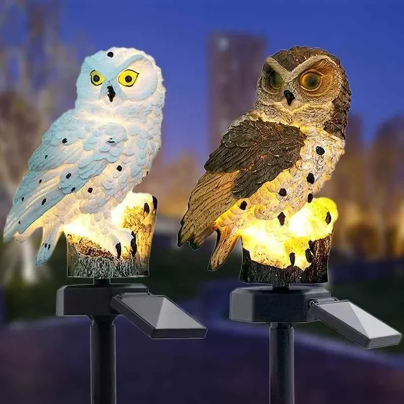 โคมไฟนกฮูกพลังงานแสงอาทิตย์สำห - Smart Garden Light Camera บทวิจารณ์และราคา