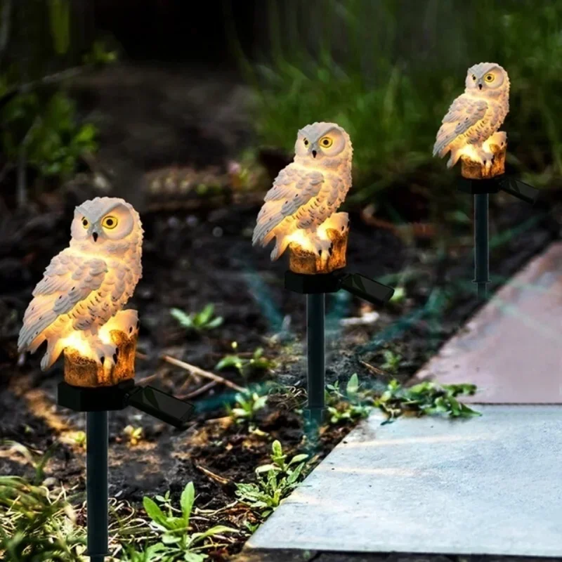 โคมไฟนกฮูกพลังงานแสงอาทิตย์สำห - Smart Garden Light Camera บทวิจารณ์และราคา