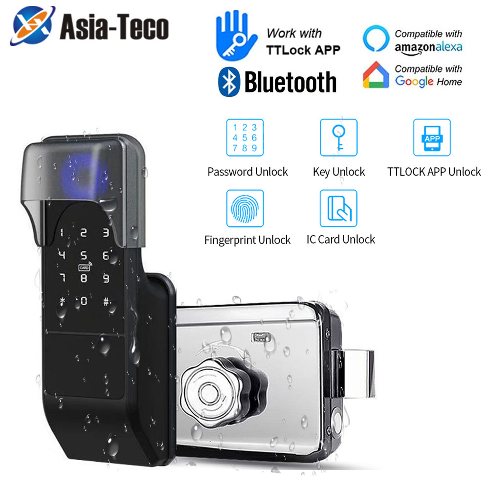 IP65 กันน้ํา TTLock ลายนิ้วมือ - Smart Garden Lock บทวิจารณ์และราคา