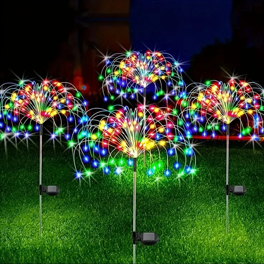 พลังงานแสงอาทิตย์ LED ดอกไม้ไฟ - Smart Garden Light Camera บทวิจารณ์และราคา