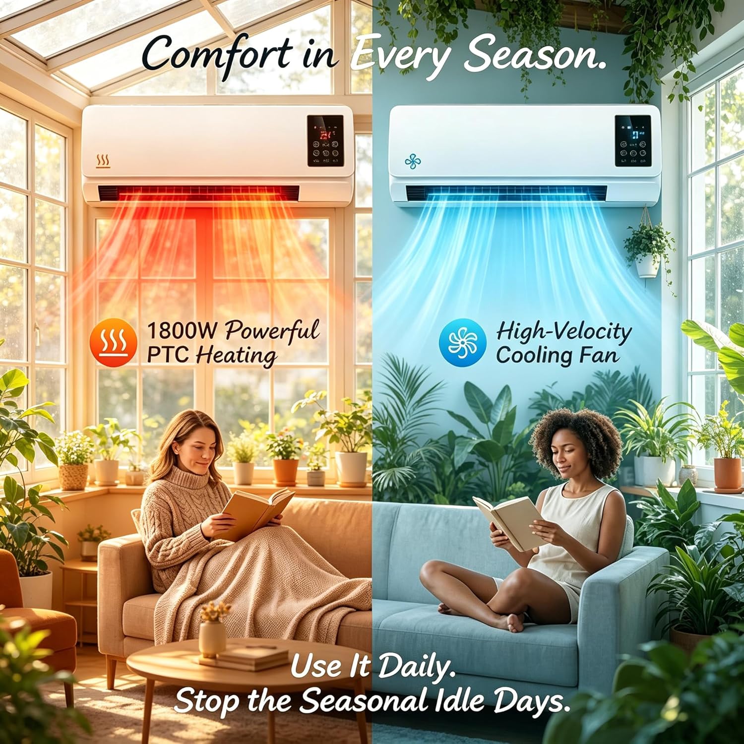 เครื่องปรับอากาศแบบติดผนังไร้ท - Smart Garden Rooms บทวิจารณ์และราคา