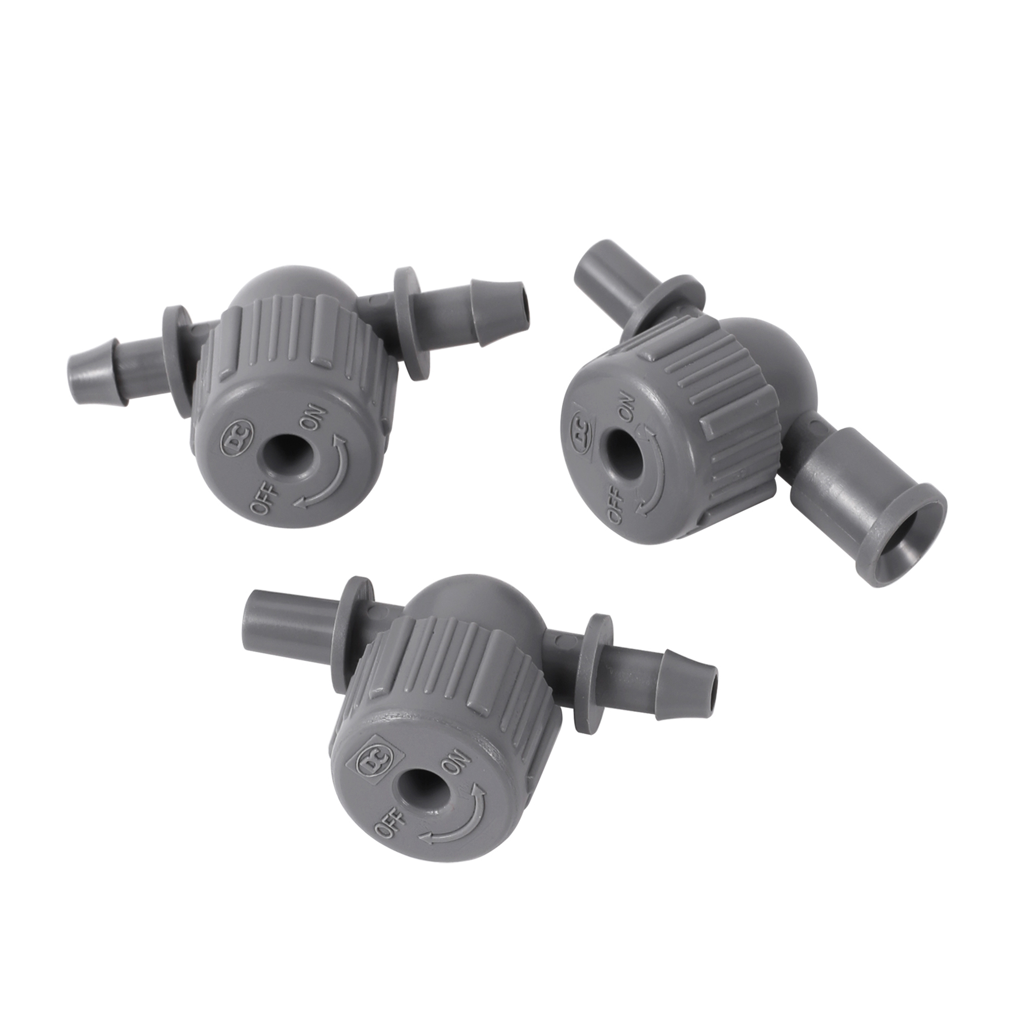 5pcs ปรับวาล์วอินไลน์หนามวาล์ว - Smart Garden Hose Valve บทวิจารณ์และราคา
