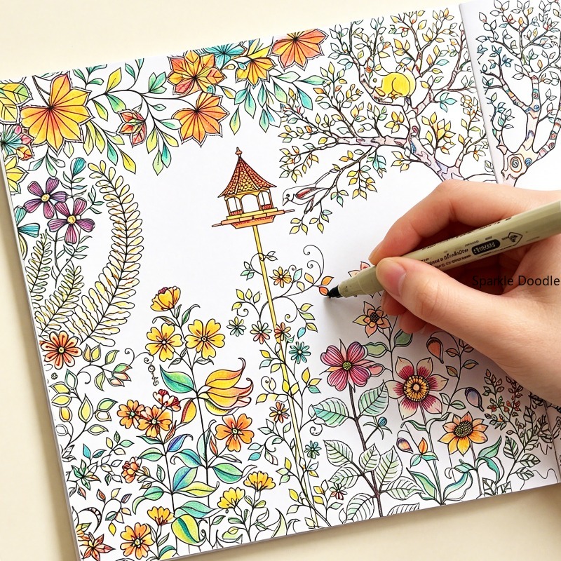 หนังสือระบายสีสำหรับผู้ใหญ่เพื - Garden Journal Planner บทวิจารณ์และราคา