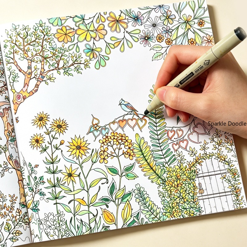 หนังสือระบายสีสำหรับผู้ใหญ่เพื - Garden Journal Planner บทวิจารณ์และราคา