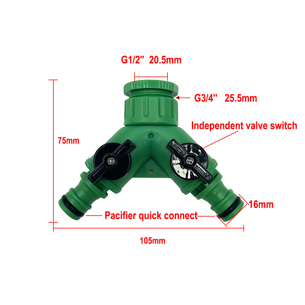 1ชิ้นเครื่องแยกน้ำประปาในสวน1/ - Smart Garden Hose Valve บทวิจารณ์และราคา