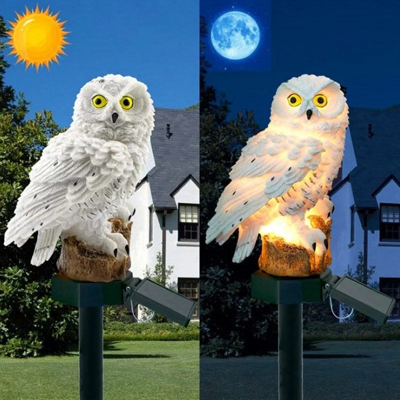 ไฟสวนรูปนกฮูกพลังงานแสงอาทิตย์ - Smart Garden Light Camera บทวิจารณ์และราคา