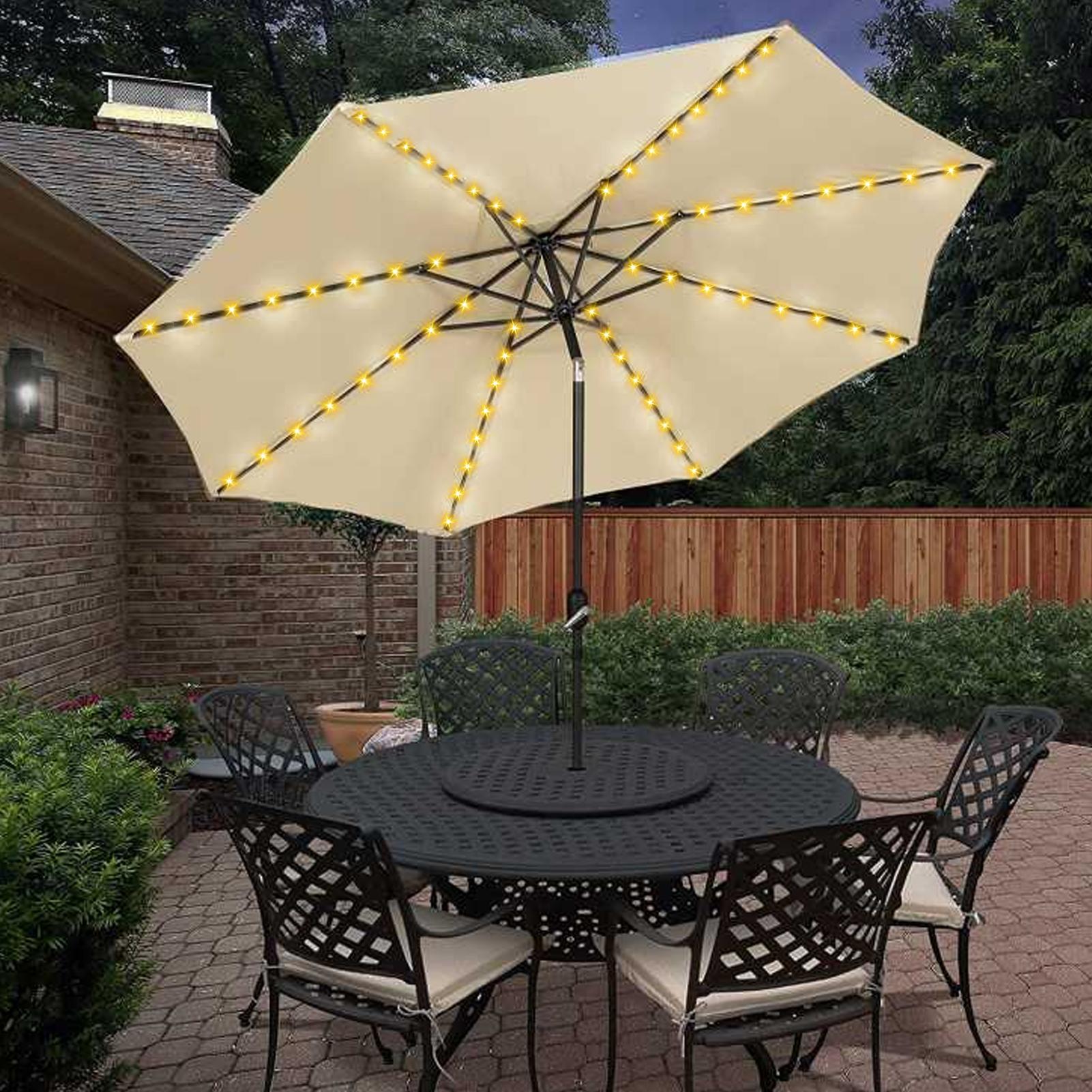 ไฟประดับร่มโซลาร์เซลล์ 104 LED - Smart Garden Light Camera บทวิจารณ์และราคา