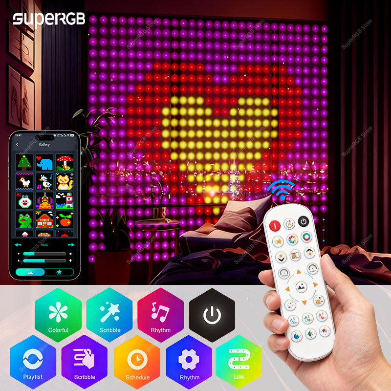ไฟม่านอัจฉริยะ ไฟสายรุ้ง RGB ค - Smart Garden Rooms บทวิจารณ์และราคา