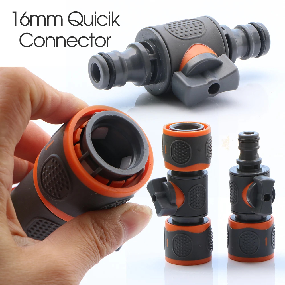1ชิ้น16มมบอลวาล์วท่ออะแดปเตอร์ - Smart Garden Hose Valve บทวิจารณ์และราคา