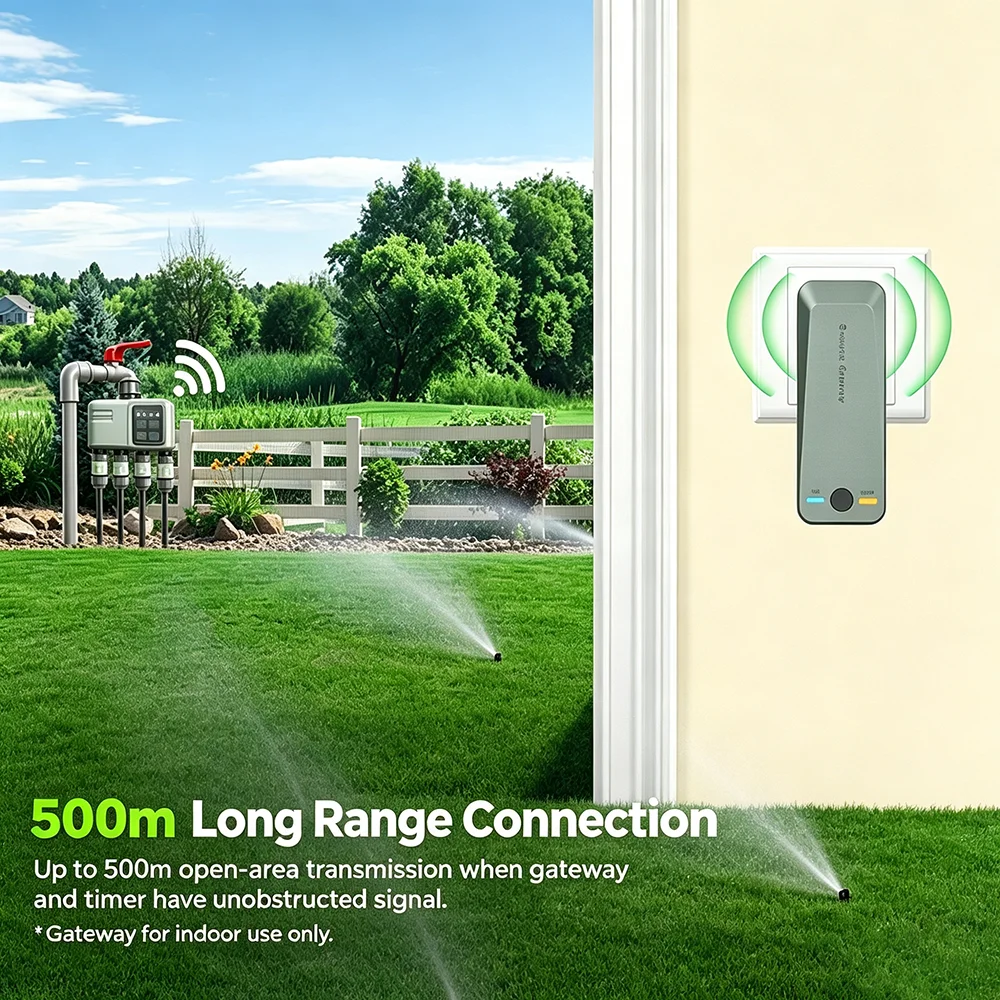 ตัวตั้งเวลาควบคุมการรดน้ำอัตโน - Smart Garden Lock บทวิจารณ์และราคา