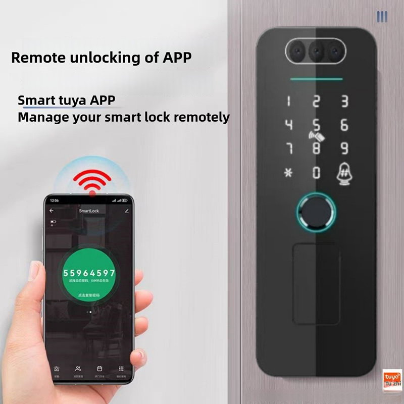 Tuya Wifi SmartLife 3D Face Re - Smart Garden Lock บทวิจารณ์และราคา