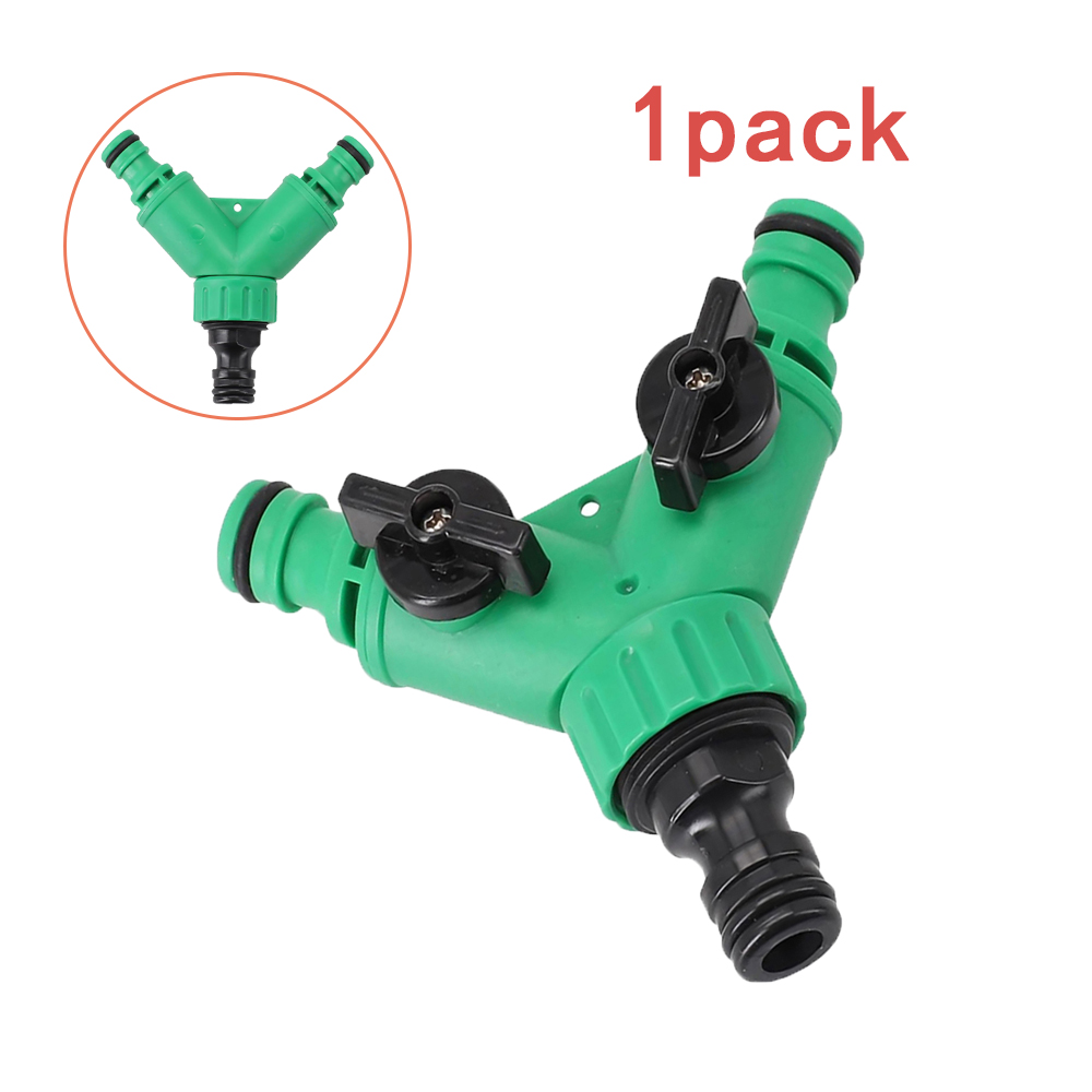 ตัวเชื่อมต่อ Y ตัวแยกสายสวน 2  - Smart Garden Hose Valve บทวิจารณ์และราคา