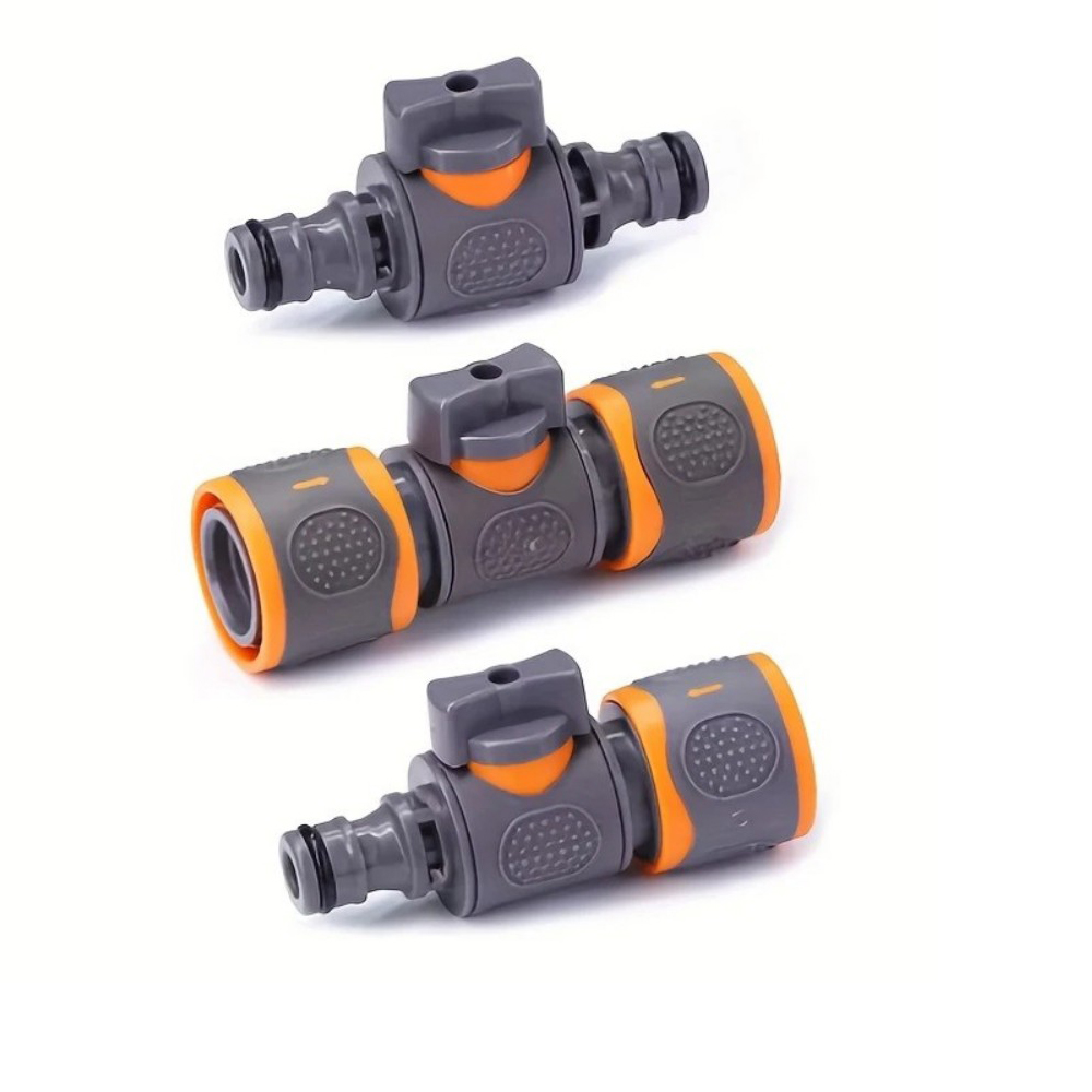 3PCS 16 มม.วาล์วท่อ Quick Conn - Smart Garden Hose Valve บทวิจารณ์และราคา